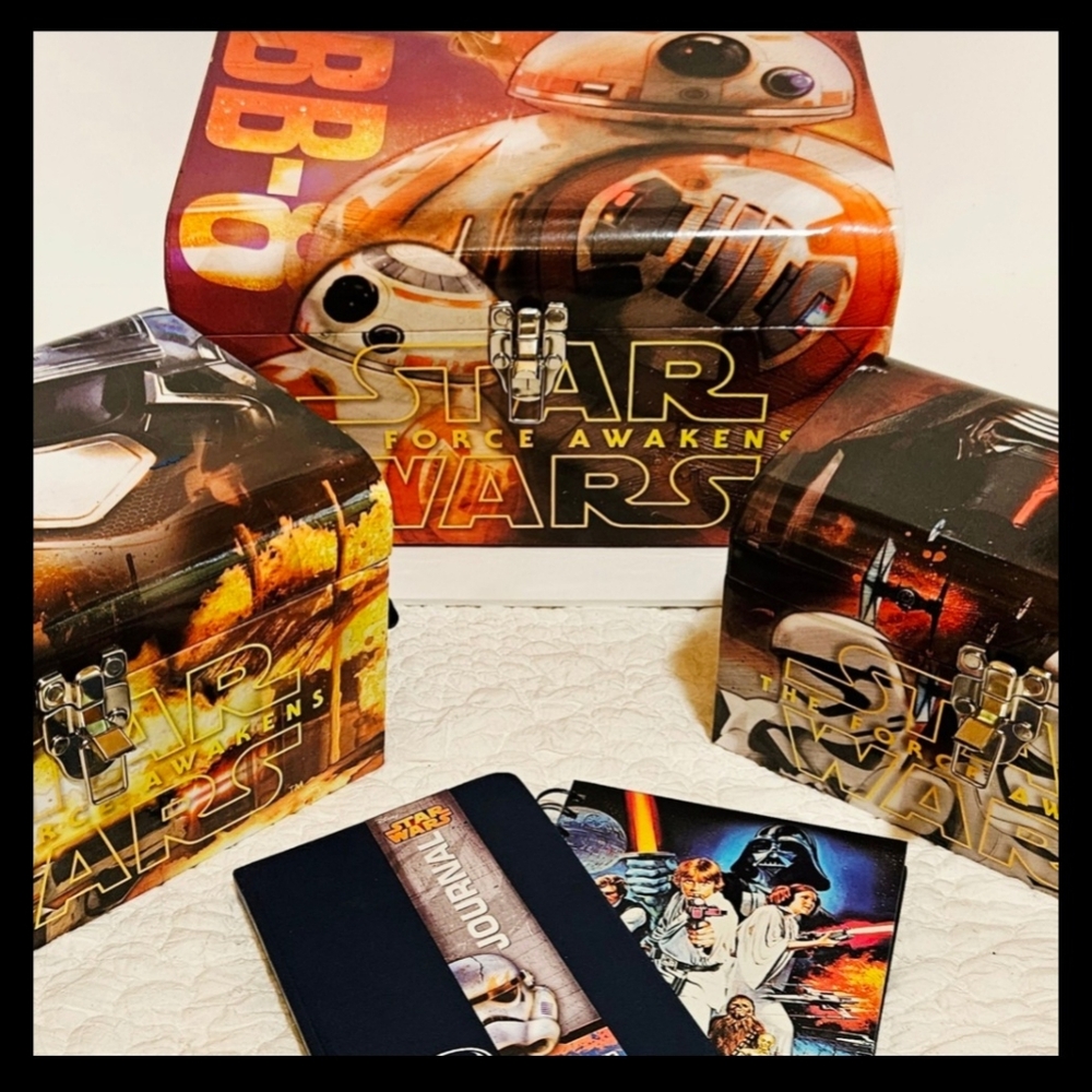 STAR WARS Graphic Storage Box Trio with Journal & Notebook